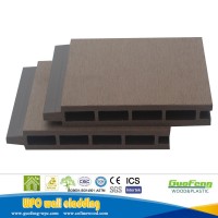 outdoor Guofeng Wood Plastic Composite Wpc Wall Panel Board Decorative Wpc Panel Waterproof House Cladding Panel