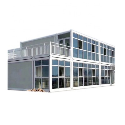 Temporary Building Sandwich Panel Prefab Container House For Living